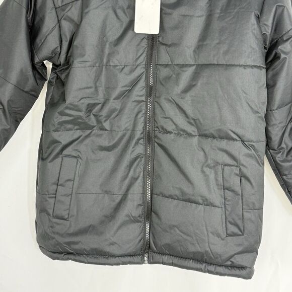 Revess Black Puffer Winter Coat Hooded Men Size 8 Small NWT - Picture 6 of 16